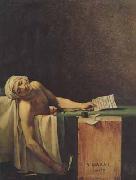 Jacques-Louis David The death of marat (mk02) USA oil painting reproduction